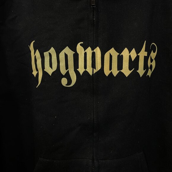 Harry Potter Hogwarts Crest Zip-Up Hoodie Small - Picture 2 of 4